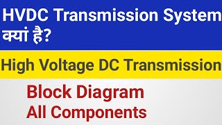 High Voltage DC Transmission System Components of hvdc transmission system Hvdc Transmission line [upl. by Eittah]