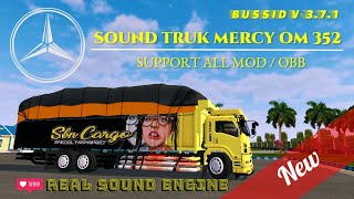 NEW KODENAME SOUND TRUK MERCY OM 352 SUPPORT ALL MOD  BUSSID V371 [upl. by Erual]