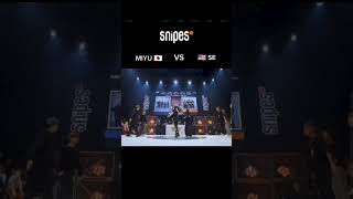 Kids Japan vs the funky 4 at snipes funkinstyles 2019 MIYU vs SE funkinstyleztv2512 shorts [upl. by Yllak]