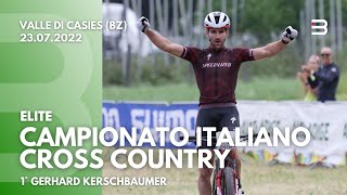 Gerhard Kerschbaumer vince il titolo italiano Xco 2022 a Valle di Casies [upl. by Formenti491]