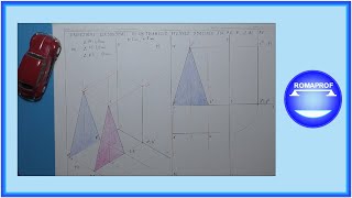 PROIEZIONI ORTOGONALI TRIANGOLO ISOSCELE SUL PO E  AL PV 502 [upl. by Revilo]