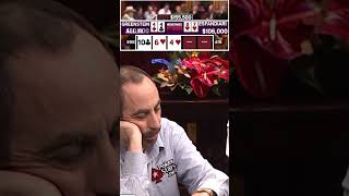 Big Gamble Straight Flush Draw vs Set [upl. by Ylrebnik]