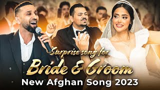 Beautiful Afghan Bride amp Groom  Afghan new songs mast wedding قص عروس و داماد با شاه‌ بالا [upl. by Jordans]