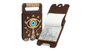 Breath of the Wild Sheikah Slate Sketchbook Livestream from ThinkGeek [upl. by Htez299]