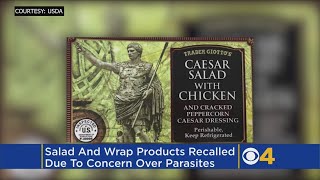 Wraps And Salads Sold At Trader Joe’s Other Major Retailers Recalled For Parasite Concern [upl. by Serrano]