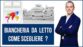 Biancheria da letto come scegliere [upl. by Zephaniah]