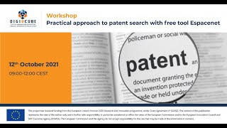 Practical approach to patent search with free tool Espacenet [upl. by Filiano3]