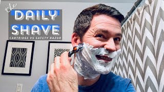 Cartridge Vs Safety Razor From Matt  The Daily Shave [upl. by Seniag]