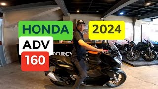 Honda ADV 160 2024 SRP 166900  SPECS  REVIEW  DEMO  KIRBY MOTOVLOG [upl. by Tine785]