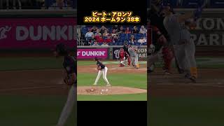 【MLB ホームラン集】ピート・アロンソ Pete Alonso 2024 全38本 ホームラン Pete Alonso ニューヨーク・メッツ NewYork Mets shorts [upl. by Arrakat694]