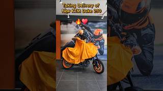 KTM Duke 250 Delivery  New KTM Dream bike delivery shortvideo shorts ktm duke250 [upl. by Eisteb]