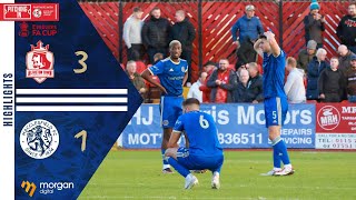 Emirates FA Cup Highlights Alfreton Town 31 Macclesfield FC [upl. by Anaj]