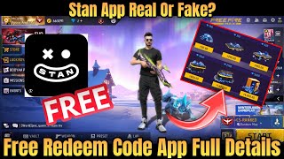 Stan App Real Or Fake😍  Stan App Free Fire Redeem Code  Stan App Se Free Fire Redeem Code Kaise Le [upl. by Hoxsie]