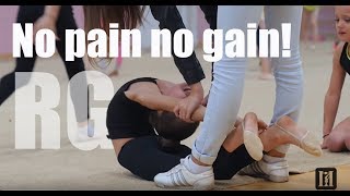 Children in rhythmic gymnastics  No pain no gain [upl. by Merrell]