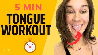 5 Minute Tongue Exercises for Speech and Swallowing [upl. by Scevo]