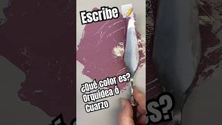 Escribe 📝 ¿qué color es shorts color pinturasacrilicas tecnicasdepintura [upl. by Euqinahs]