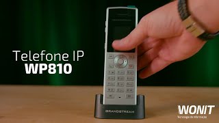 TELEFONE IP SEM FIO WiFi WP810  Mobilidade na comunicação [upl. by Llewen650]