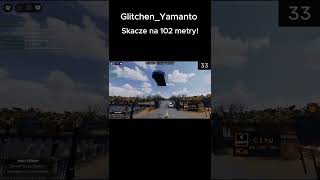 GlitchenYamanto skacze na 102 metry  RBMatis roblox polishcardriving leci skok [upl. by Tatianna340]