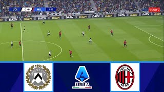 UDINESE CALCIO VS AC MILAN  SERIE A 20232024  FOOTBALL LIFE 2023 [upl. by Seumas935]