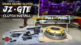 1JZGTE R154 ORC Twin Plate Clutch Install [upl. by Pandora]