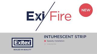 Exi Fire Exitex Intumescent Seals Installation Video [upl. by Nsaj357]