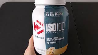 Review of Dymatize ISO100 Hydrolyzed Whey Protein Isolate  Vanilla flavor [upl. by Lombard]