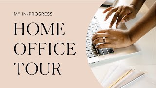 Work From Home Office Tour 2021  Easy Office Updates  Home office setup ideas [upl. by Enorahs]