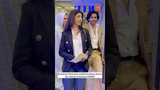 Sheheryar Munawar and Sonya Khan attend the cinema screening of KMKTsheheryarmunawar khansonya [upl. by Aihsirt]