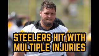 Steelers Suffer Multiple Injuries at Training Camp [upl. by Ennasirk742]