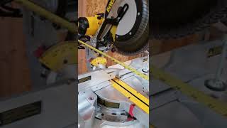 Dewalt Compound Miter Saw DWS780 DimensionsMeasurements  1st step to building miter saw station [upl. by Kcira]