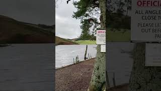 Glencorse reservoir under the Pentland Hills a few miles out of Edinburgh beside Carnethy hill walk [upl. by Adalbert]