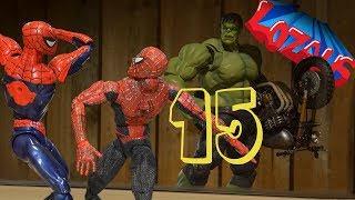 SPIDERMAN STOP MOTION Action Video PART 11 [upl. by Naneik]