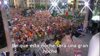 Black Eyed Peas  I Got A Felling EspañolSpanish Live [upl. by Lenes]