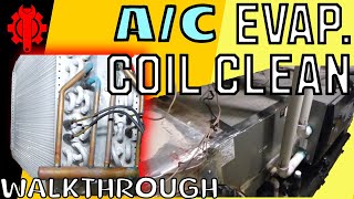 Cleaning AC Evaporator Coil Air Conditioner and Drip Tray  Condensation Drain [upl. by Panther793]