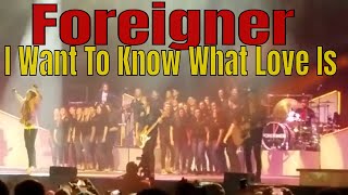 I Want to Know What Love Is  Foreigner  Waterfront Concerts Bangor Maine 2018 [upl. by Ilegna771]