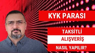 KYK BURS KARTIYLA TAKSİTLİ ALIŞVERİŞ OLUR MU [upl. by Suvart]