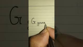 G ✍️How To Improve Handwriting Handwriting Practice In English secret handwriting practice [upl. by Dranrev]