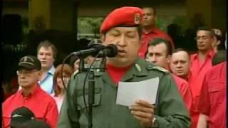 Chavez mostrando su Poderoso Armamento Al Pueblo [upl. by Aivalf]