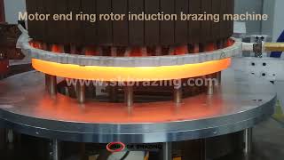 Motor end ring rotor induction brazing machine  SK Brazing [upl. by Aicek]