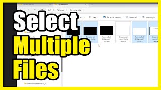 How to Select Multiple Files to Copy or Delete on Windows 1011 Easy Method [upl. by Lellih]