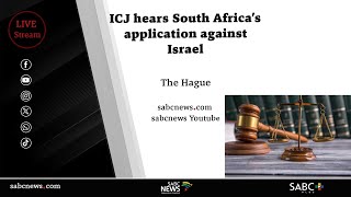 ICJ hears the application brought by South Africa against Israel [upl. by Heinrich783]