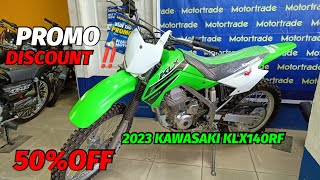 2023 KAWASAKI KLX 140 RF  50off Discount  PROMO [upl. by Dorsman]