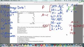 Genetics Gene mapping in 4 steps [upl. by Lonni789]