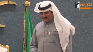 طاروق الكبار الشاعرعتقان السلمي و الشاعر  حبيب العازمي  مايقص الخطوط الا خشوم الاواري [upl. by Ahsinna]