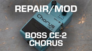 Vintage MIJ Boss CE2 Chorus Repair and Modification [upl. by Kiraa]