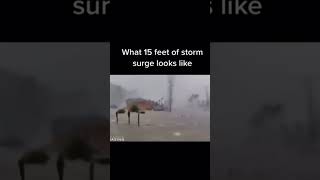 What a 15 feet storm surge looks like 😲 [upl. by Nyleaj]