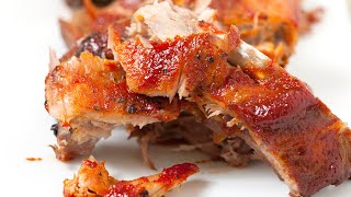 Easy Fall Off the Bone Oven Baked Ribs Recipe [upl. by Hardy216]