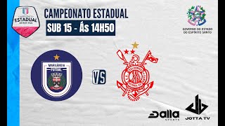 Marilândia Vs Saldanha da Gama  SUB 15  Campeonato Estadual de Base 2024 [upl. by Yttisahc852]