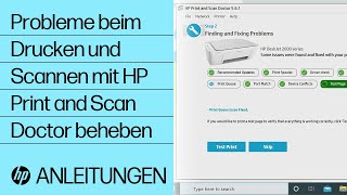 Probleme beim Drucken und Scannen mit HP Print and Scan Doctor beheben  HP Drucker  HP Support [upl. by Ycaj]