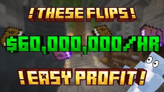 60000000 coins  hr from these BAZAAR FLIPS Hypixel Skyblock [upl. by Ojimmas]